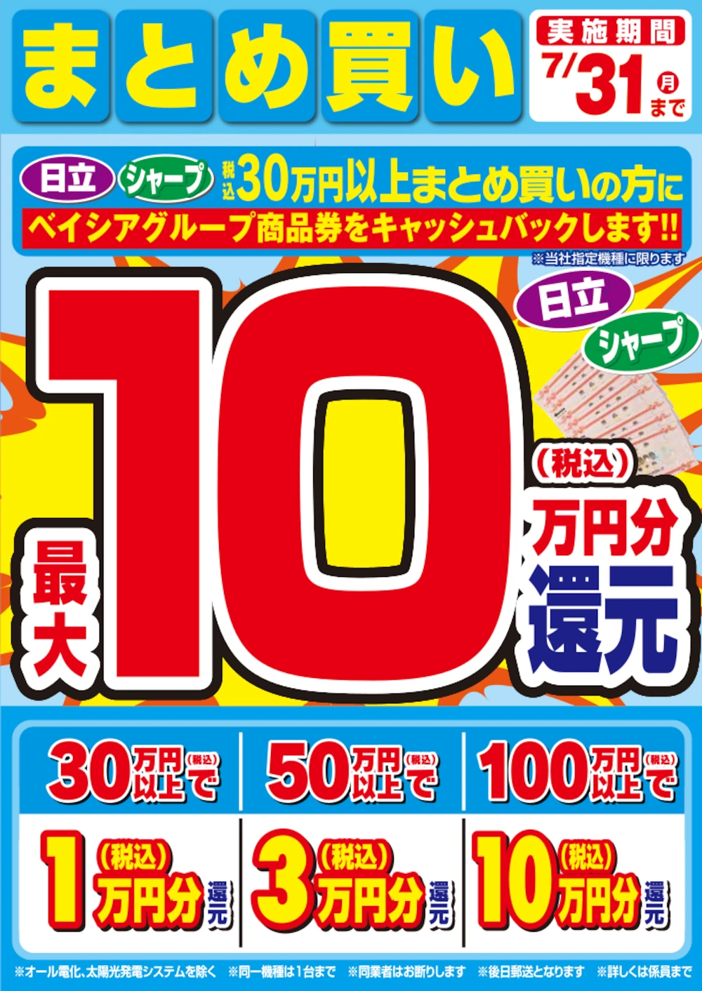 ショッピング【最終価格】ベイシア商品券　1万円